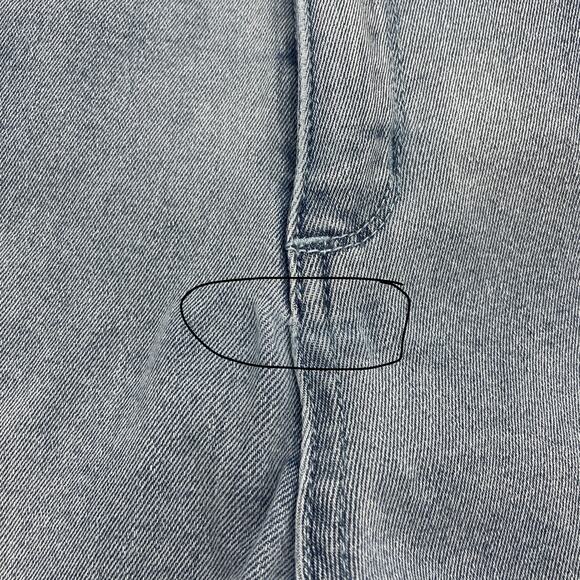 COTTON ON High 90's Jeans Womens Size 10 Heavy Denim Tapered Leg Light Wash - Picture 13 of 13